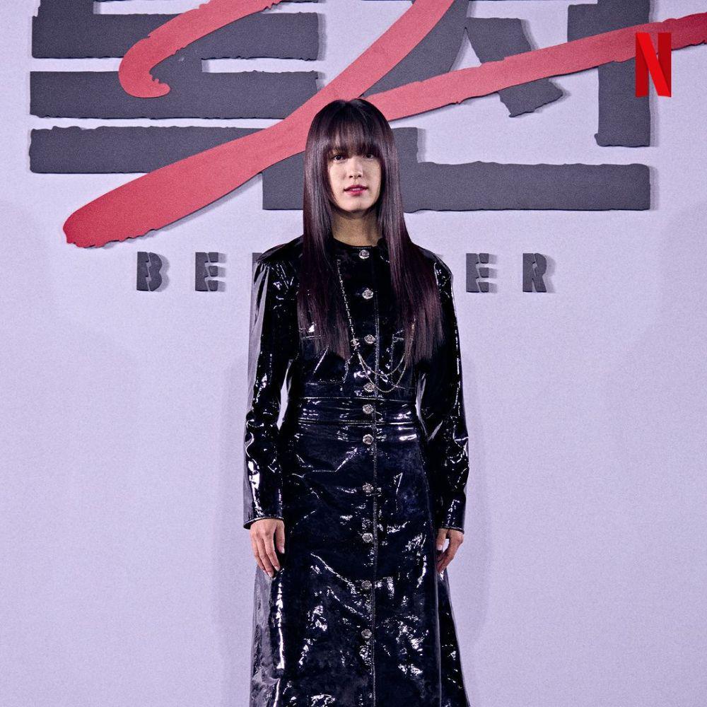Han Hyo Joo di konferensi pers film Believer 2 (instagram.com/netflixkr)