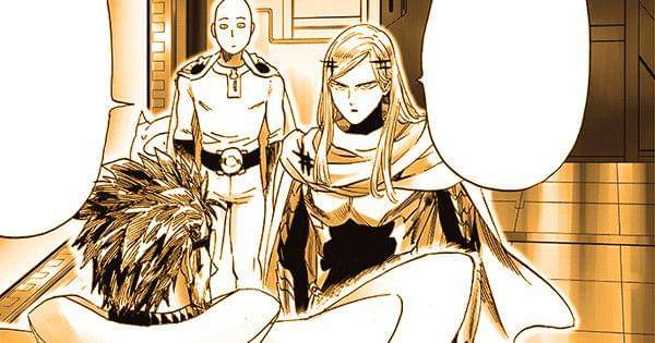 Flashy meminta penjelasan Blast ( Dok. tonarinoyj.jp/One Punch Man )