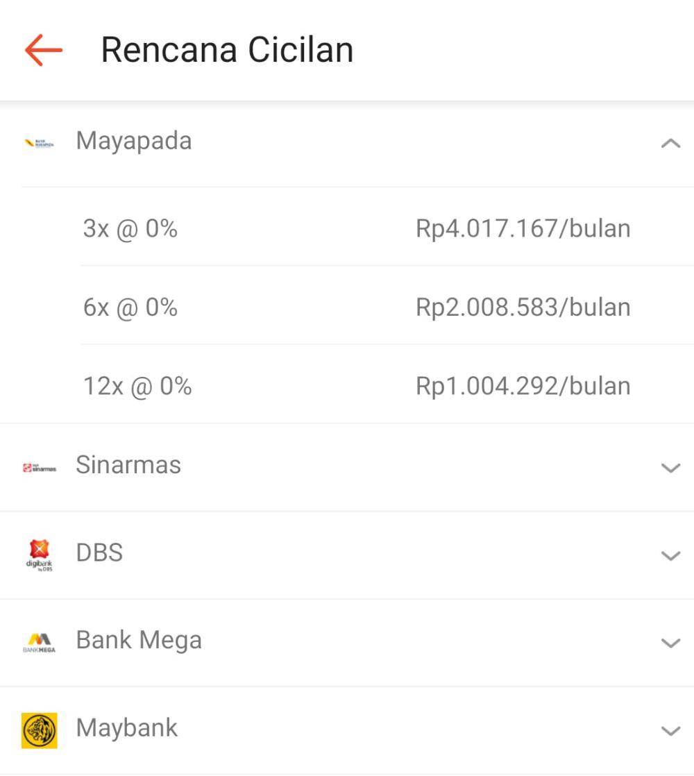 Cara kredit HP di Shopee dengan pembayaran cicilan kartu kredit (Dok. IDN Times/Yogama)