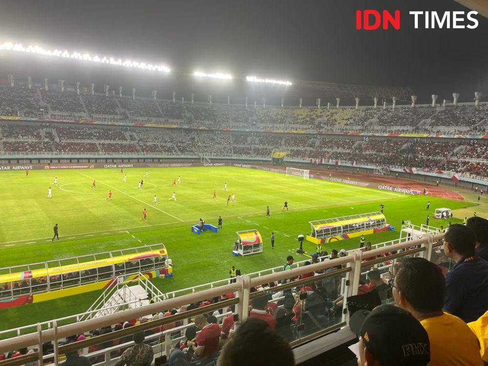 Timnas Indonesia U-17 melawan Maroko (IDN Times/Uni Lubis)