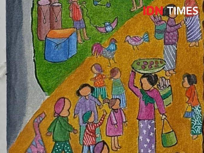 Seri lukisan Banyumas pada kaos juga bisa menjadi ajang untuk memperkenalkan berbagai potensi Banyumas.(IDN Times/Dok. Ari Nugroho).