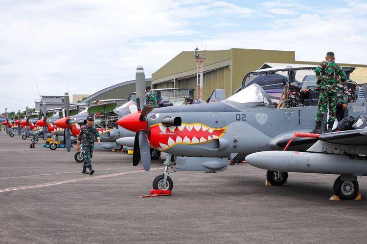 TNI AU Larang Sementara Super Tucano Mengudara Usai Insiden Pasuruan