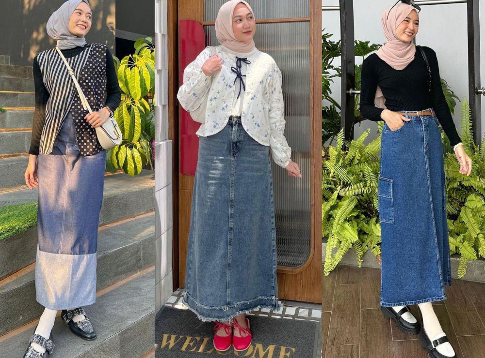 inspirasi OOTD ala influencer hijab (instagram.com/annyshofia | instagram.com/adindavld | instagram.com/annyshofia