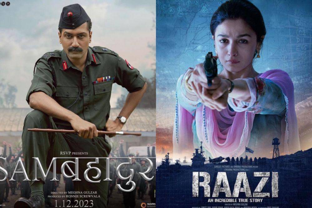 Sam Bahadur dan Raazi (dok. RSVP Movies/Sam Bahadur | dok. Dharma Productions/Raazi)