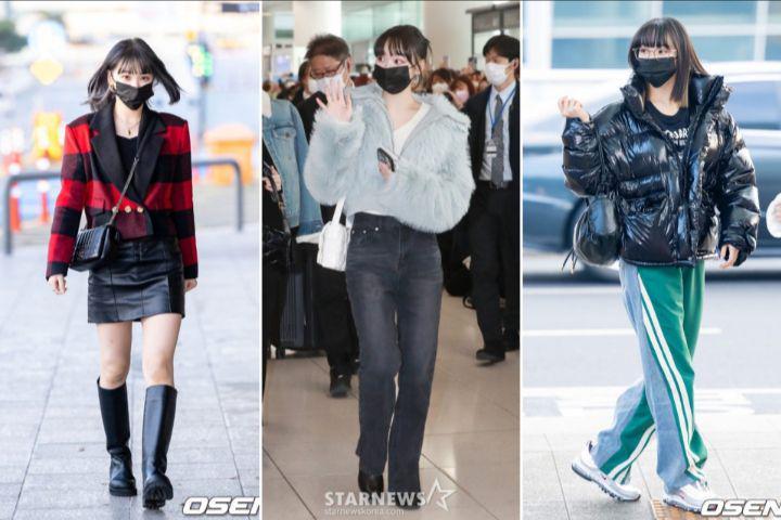 10 Ide Outfit Liburan ke Luar Negeri ala Chaewon LE SSERAFIM