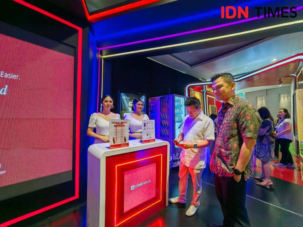 Salah satu expo layanan yang digelar oleh CIMB Niaga di Solo. (IDN Times/Larasati Rey)