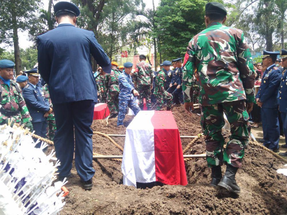 4 Korban Pesawat Super Tucano Jatuh Naik Pangkat Luar Biasa