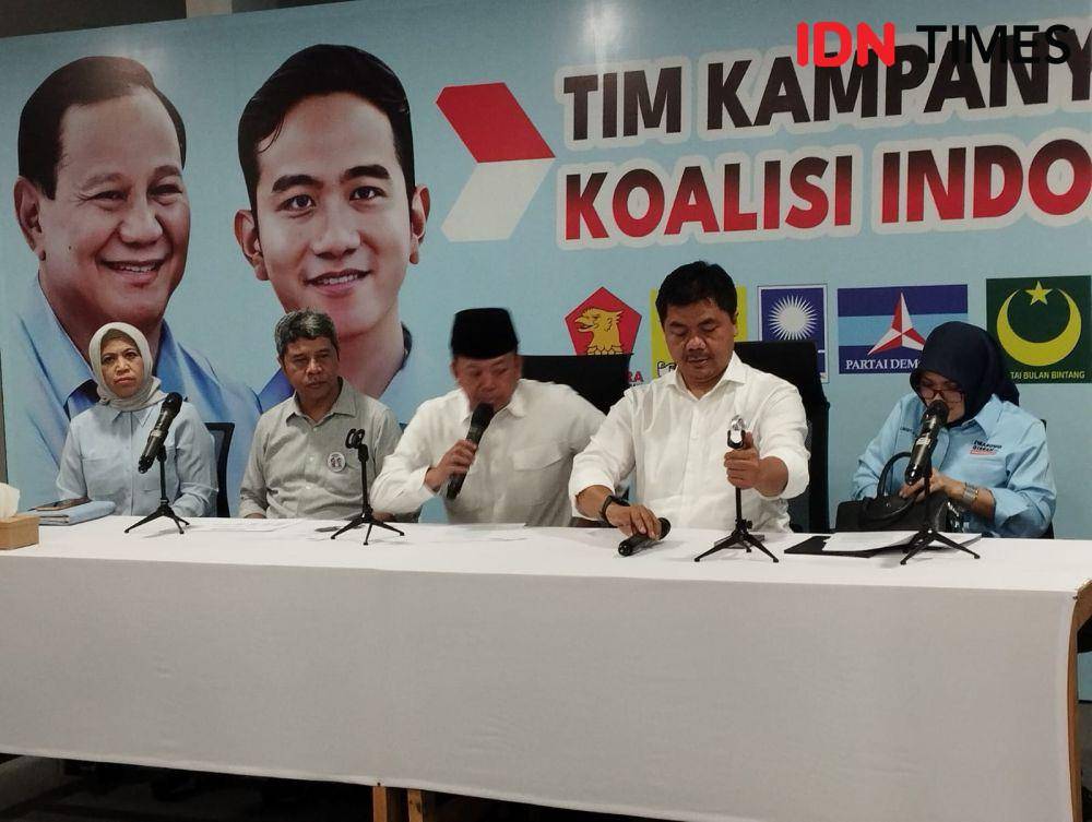 Konferensi pers TKN Prabowo-Gibran (IDN Times/Trio Hamdani)