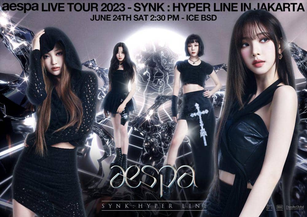 poster SYNK : HYPER LINE in JAKARTA (twitter.com/aespa_official)