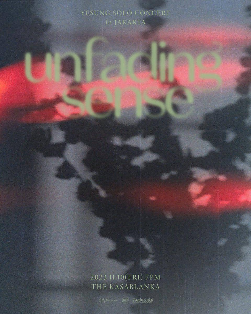 poster Unfading Sense in Jakarta (twitter.com/YESUNG_smtown)