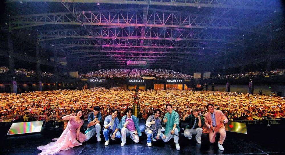 potret EXO di Meet and Greet GLOW TO YOU (instagram.com/scarlett_whitening)