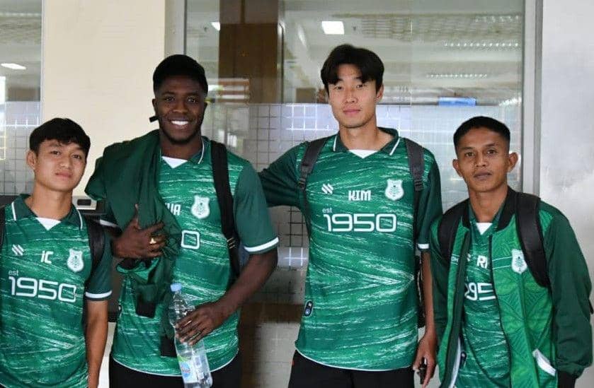 Skuat PSMS sudah tiba di Banda Aceh, Jumat (17/11/2023) (Dok.PSMS)