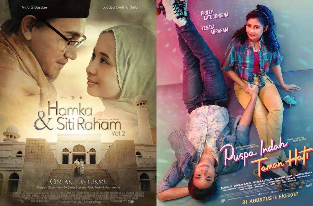 Film Starvision Plus yang memiliki sekuel (dok. Starvision Plus / Puspa Indah Taman Hati | dok. Starvision Plus / Hamka dan Siti Raham Vol. 2)