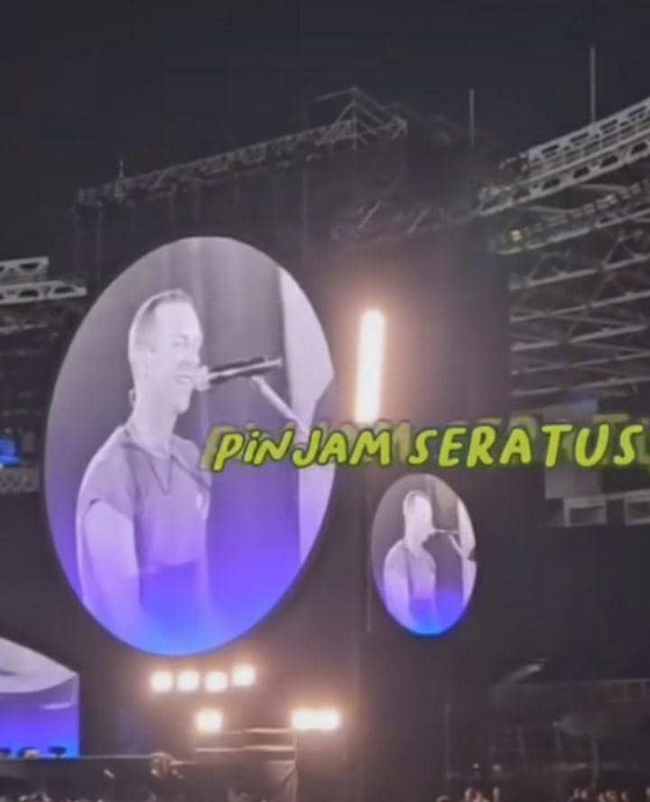 momen Ridwan Kamil nonton Coldplay bareng istri (instagram.com/ridwankamil)