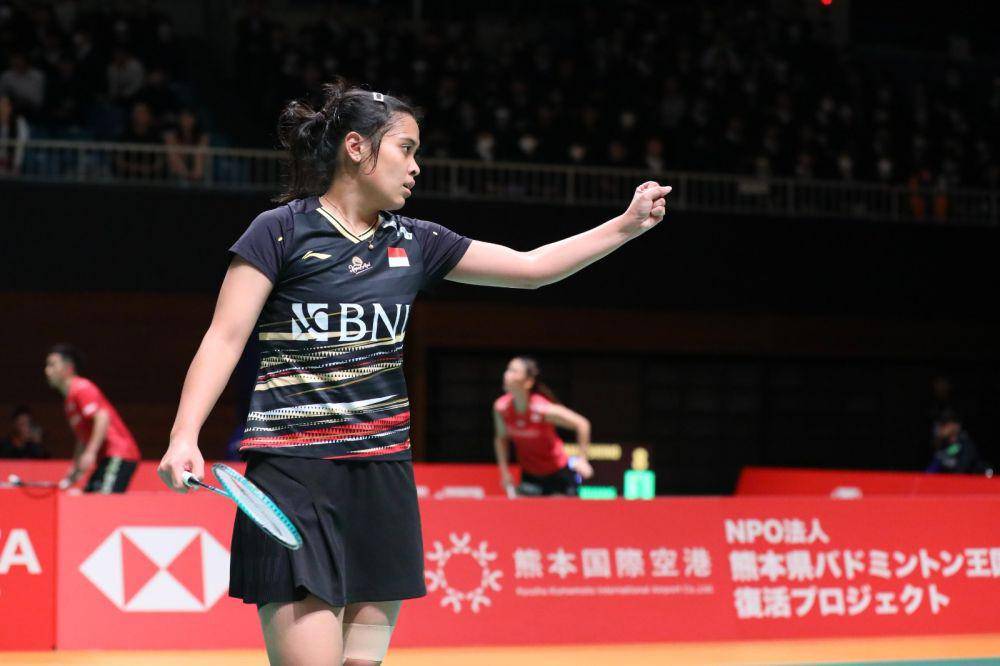 Gregoria Mariska Tunjung menembus semifinal Kumamoto Masters Japan 2023 (dok. PP PBSI)