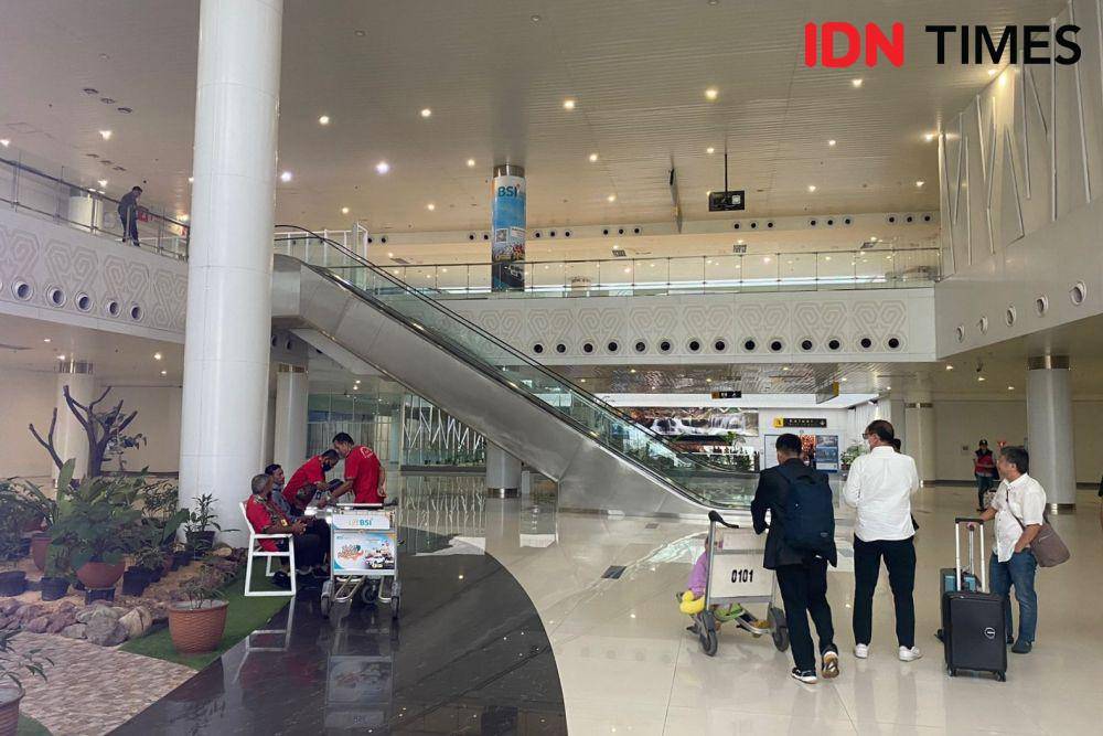 Bandar Udara (Bandara) Internasional Sultan Aji Muhammad Sulaiman (SAMS) Sepinggan. (IDN Times/Vadhia Lidyana)