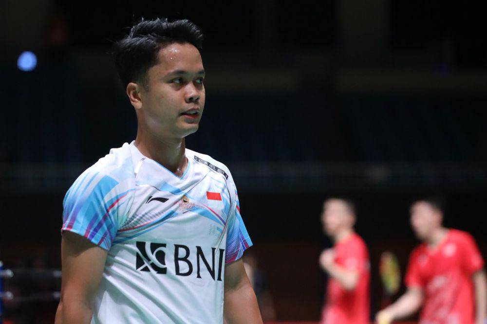 Anthony Sinisuka Ginting di Kumamoto Masters Japan 2023 (dok. PP PBSI)