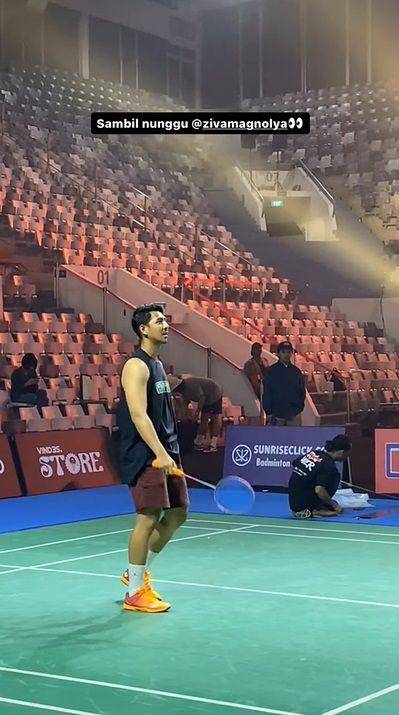 potret Arya Saloka dan Ziva Magnolya jajal Istora Senayan (instagram.com/vindes.ig)