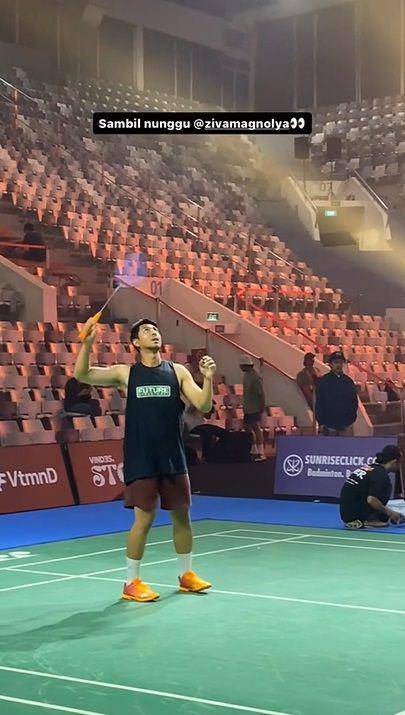potret Arya Saloka dan Ziva Magnolya jajal Istora Senayan (instagram.com/vindes.ig)