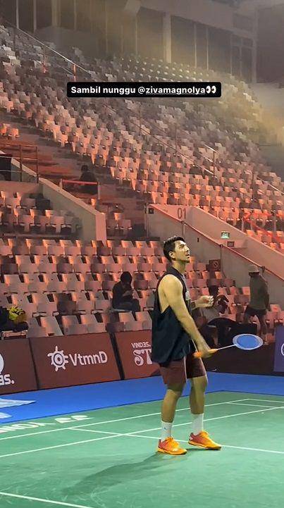 potret Arya Saloka dan Ziva Magnolya jajal Istora Senayan (instagram.com/vindes.ig)