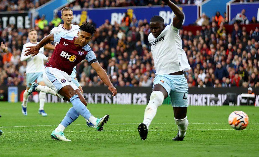 Aston Villa melawan West Ham United di EPL 2023/2024. (premierleague.com)