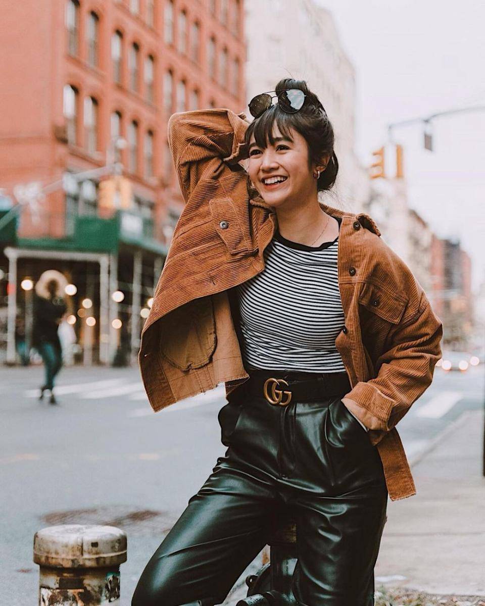 Busana kulit Febby Rastanty (instagram.com/febbyrastanty)