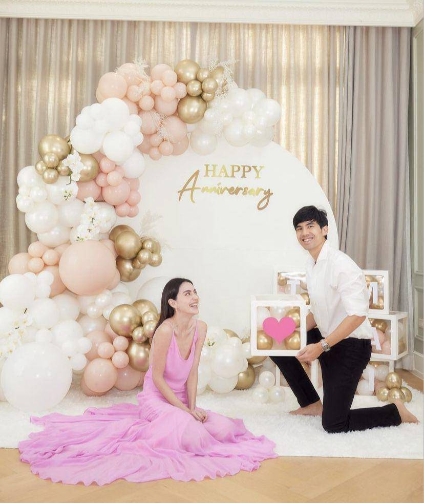 momen anniversary ke-6 Davika Hoorne dan Ter Chantavit (instagram.com/davikah)