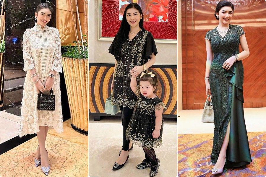 7 Ide Baju Pesta ala Rica Andriani, Ada Kebaya sampai Celana Panjang