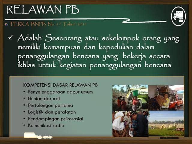 Salah satu bunyi Perka BNPB nomor 17 tahun 2011 yang menjadi acuan para relawan.(IDN Times/Relawan PB).