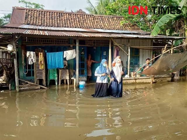 Banjir yang melanda Kemranjen, Banyumas pada tahun 2020.(IDN Times/UMP.ac.id