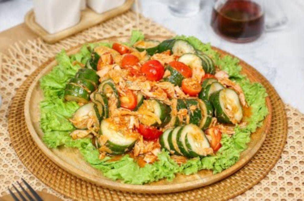 Resep salad spiral timun tuna (youtube.com/Rudy dan Sahabat TV)