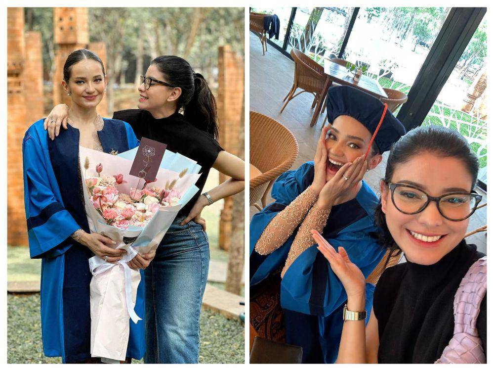 potret Medina hadir di wisuda Enzy Storia (instagram.com/medinadinaaa)