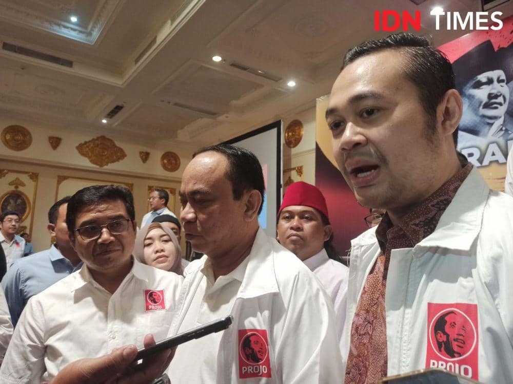 Handoko, Budi Arie, Bayu Airlangga. (IDN Times/ Agung Sedana)