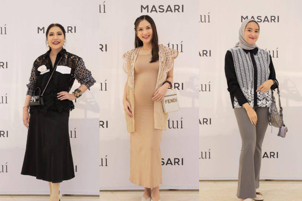 Potret outfit para selebriti di Peluncuran Koleksi Momentum Maiden (dok. Studio Tui)