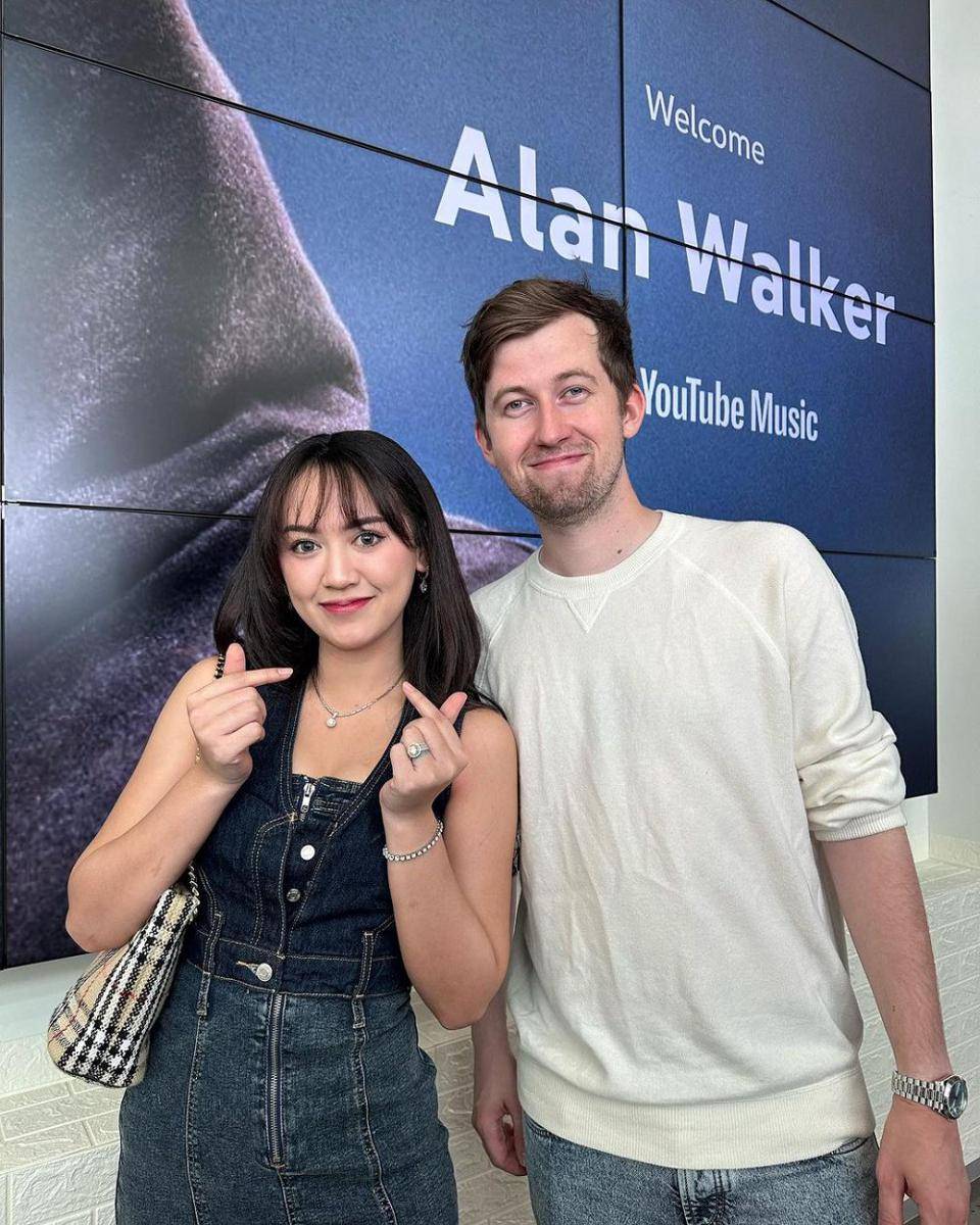 Happy Asmara dan Alan Walker (instagram.com/happy_asmara77/)