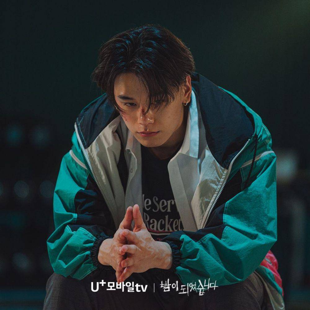 Potret Cha Woo Min di drama Night Has Come. (instagram.com/uplus_mobiletv)