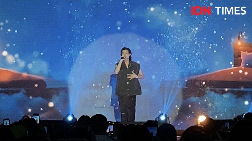 potret fan meeting Gulf Kanawut di ICE BSD Nusantara Hall, Minggu (19/11/2023) (IDN Times/Rani Asnurida)