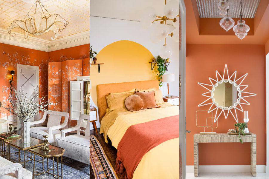 9 Ide Dekorasi Ruangan Rumah Warna Orange, Cerah nan Estetik!