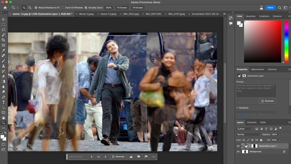 Adobe Photoshop (Generative Fill) (dok. Adobe)