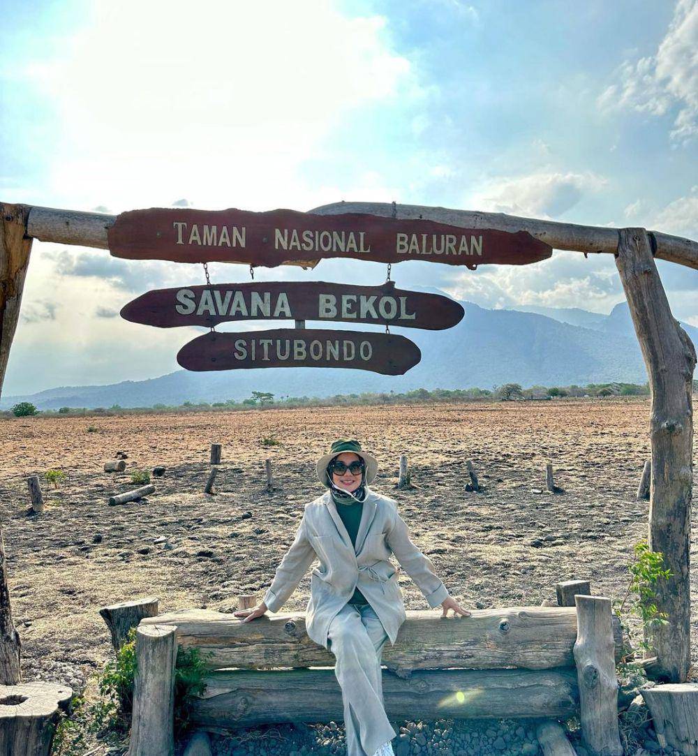 potret Yora Febrina ke Baluran (instagram.com/yorafebrina)