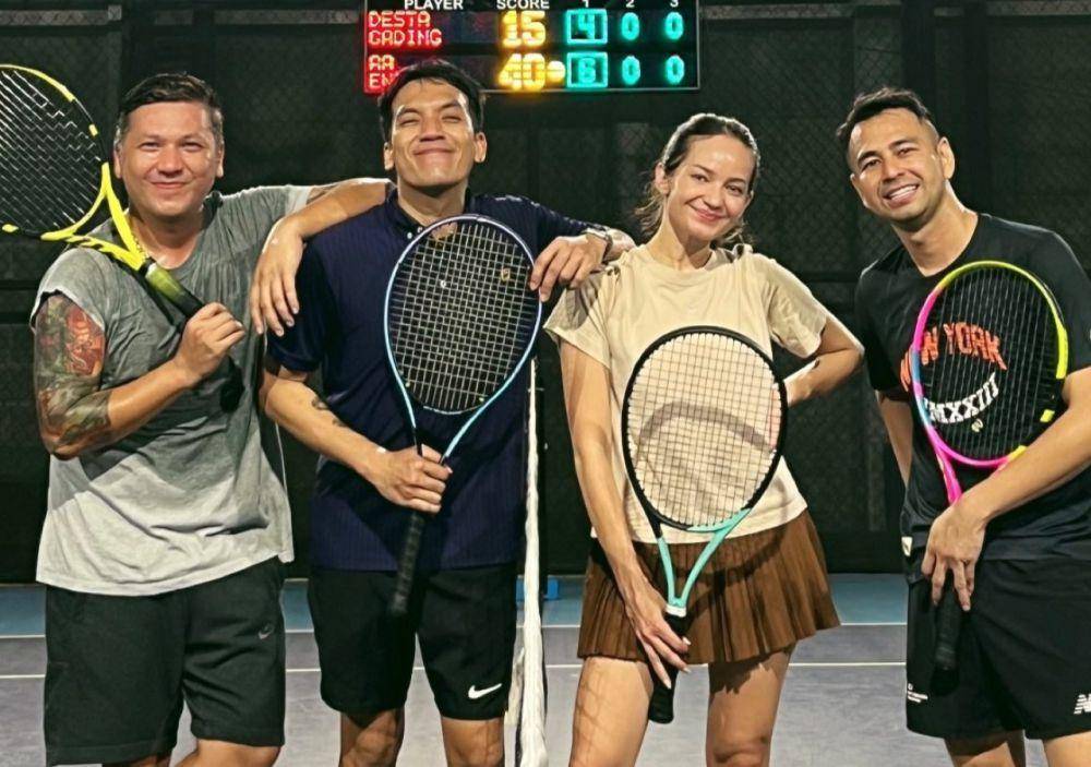 potret Enzy Storia main tenis di Andara (instagram.com/enzystoria)