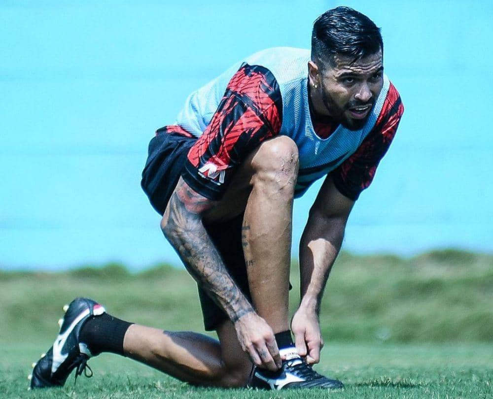 Julian Guevara saat berlatih bersama tim Arema FC. (Dok. Media Officer Arema FC)