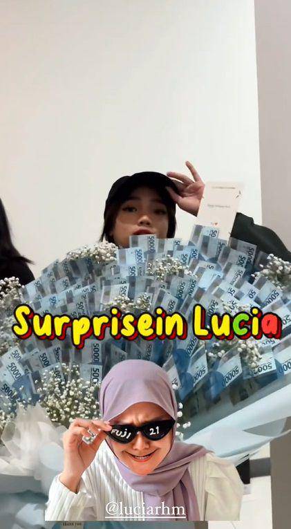 potret Fuji beri kejutan ulang tahun asistennya (instagram.com/fuji_an)