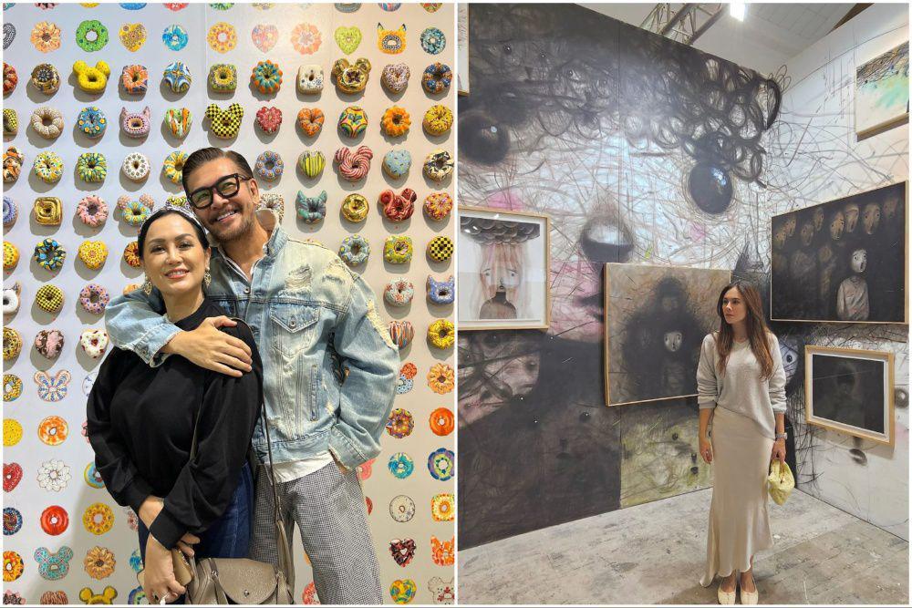 10 Artis yang Berkunjung ke Art Jakarta, ada Dian Sastrowardoyo!
