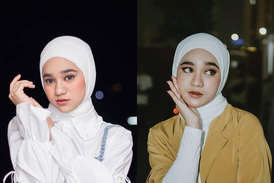 makeup look ala Nabila Taqiyyah (instagram.com/nabilataqiyyah)