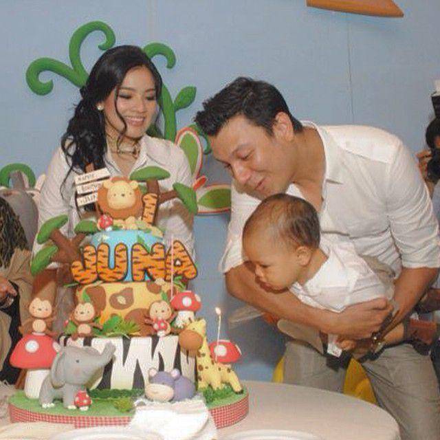 perayaan ulang tahun ke-1 Juna, anak Titi Kamal dan Christian Sugiono (instagram.com/titi_kamall)