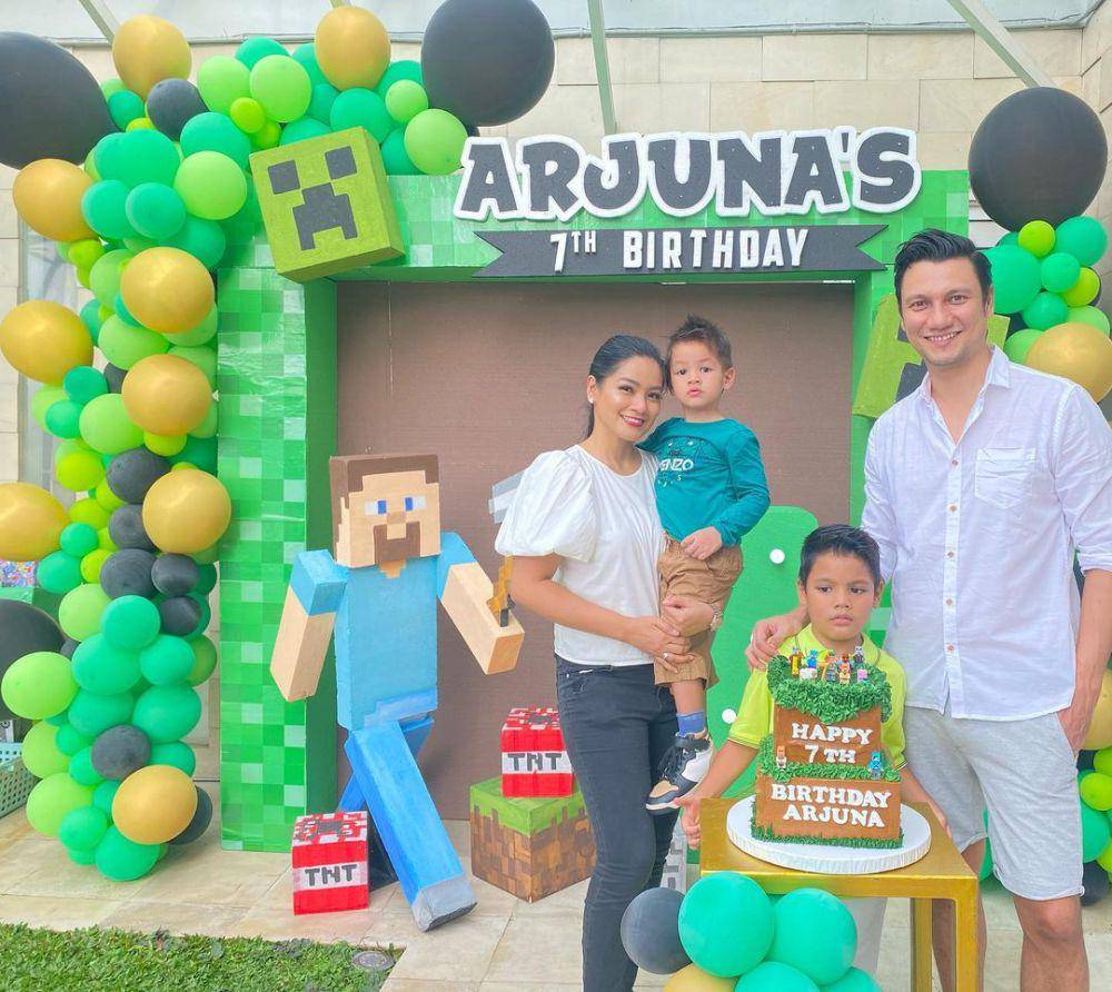 perayaan ulang tahun ke-7 Juna, anak Titi Kamal dan Christian Sugiono (instagram.com/titi_kamall)