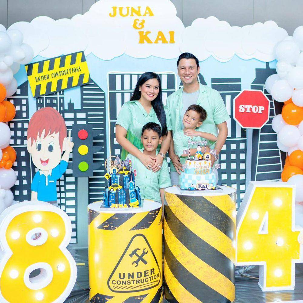 perayaan ulang tahun ke-8 Juna, anak Titi Kamal dan Christian Sugiono (instagram.com/titi_kamall)