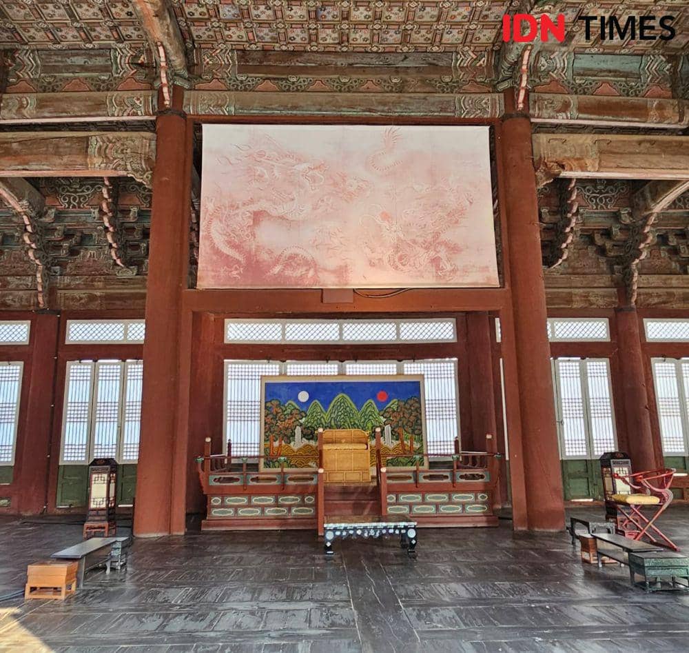 Ruang kerja Raja Sejong di Istana Gyeongbokgung. 