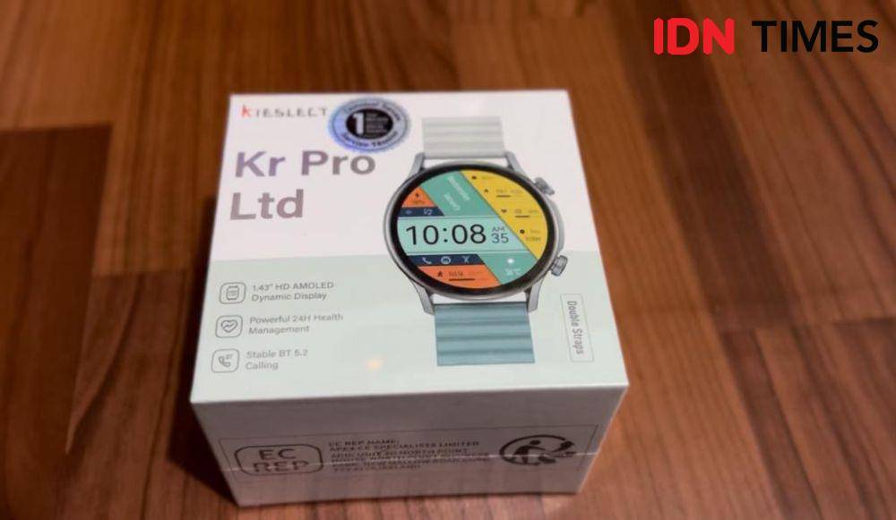 Smartwatch Kieslect Kr Pro Ltd (IDN Times/Wahyu Kurniawan)